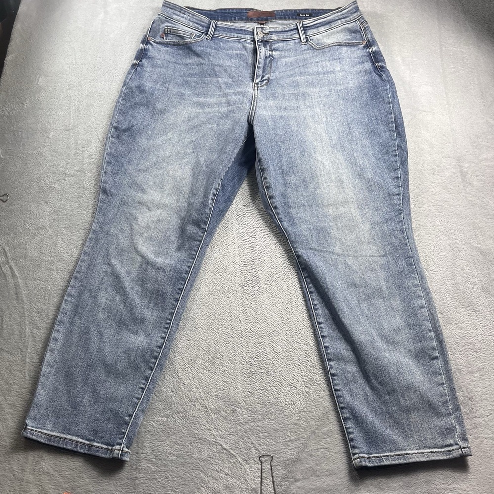 Judy Blue Slim Fit Size 20w Jeans Blue Denim Casual Business Office